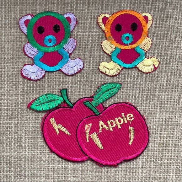 3 patches Iron On Patch Embroidery Multi Color Patch for Craft Clothes Lot of 3 - Picture 7 of 11